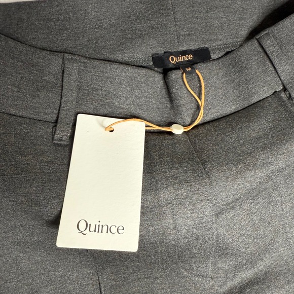 NEW QUINCE Ultra-Stretch Ponte Flare Leg Pants in Charcoal - Size Medium - Picture 2 of 7